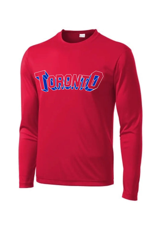 Super Toronto Design Long Sleeve PosiCharge Competitor Tee