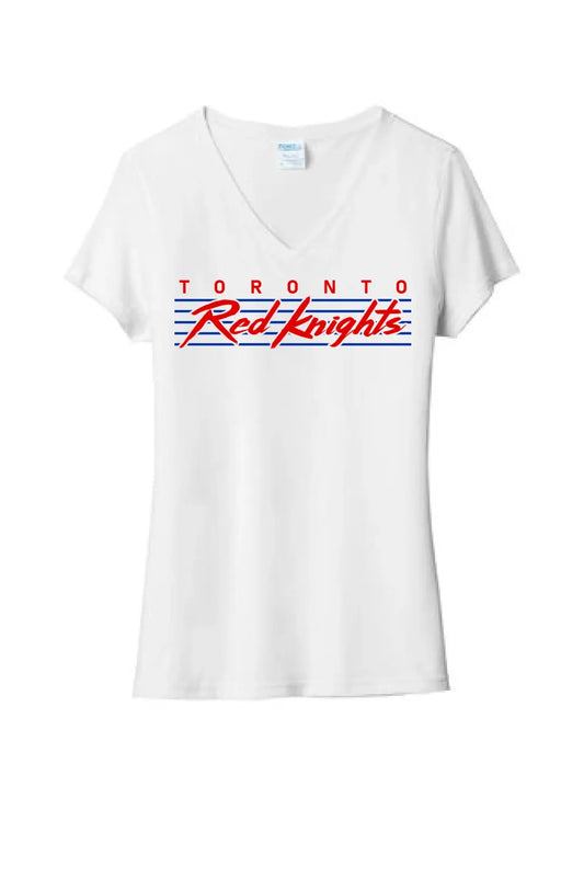 Toronto Thunderstorm Ladies Tri-Blend V-Neck Tee