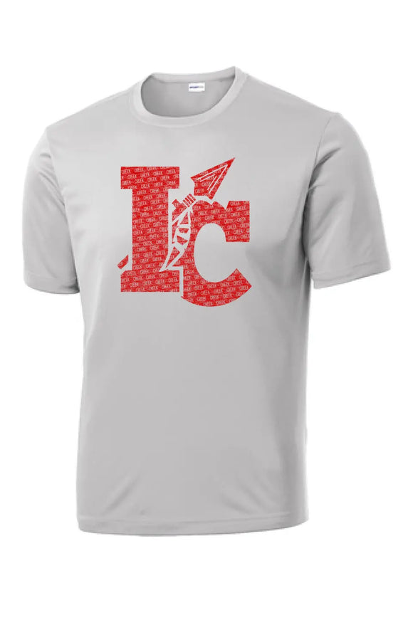 Indian Creek Distressed IC Text PosiCharge Competitor Tee