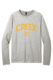 Indian Creek Distressed Stamp Featherweight French Terry Long Sleeve Crewneck