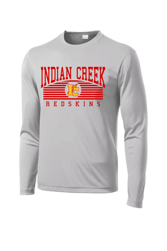 Indian Creek Redskins Arch Long Sleeve PosiCharge Competitor Tee