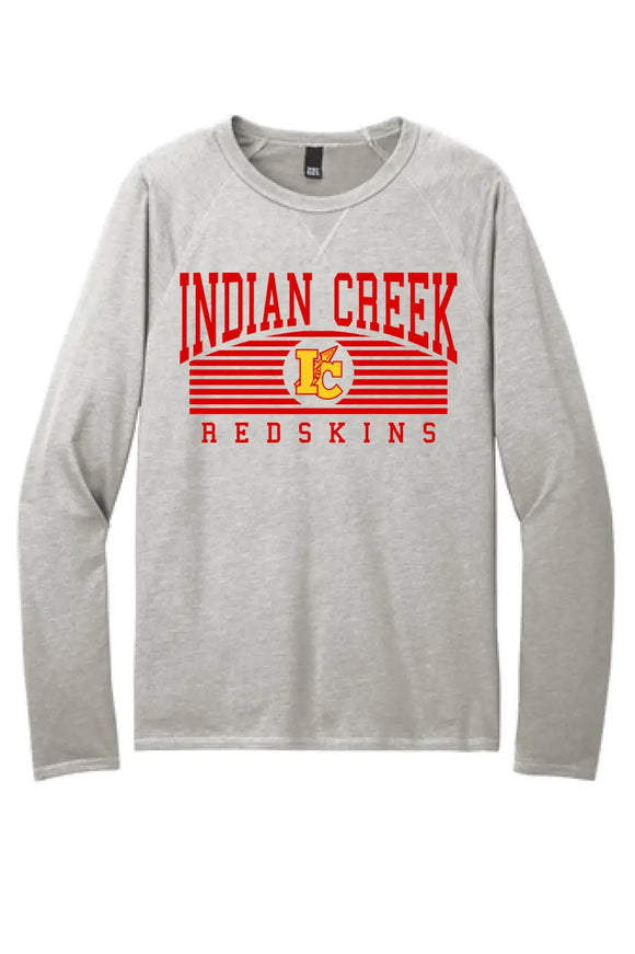 Indian Creek Redskins Arch Featherweight French Terry Long Sleeve Crewneck