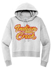 Indian Creek Distressed Script Tail Women's V.I.T. Fleece Hoodie