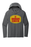 Indian Creek Distressed Badge Perfect Tri-Long Sleeve Hoodie