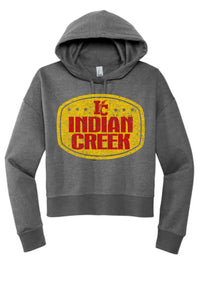 Indian Creek Distressed Badge Women's V.I.T. Fleece Hoodie