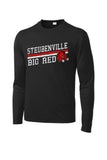 Steubenville Big Red Distressed Elevate Long Sleeve PosiCharge Competitor Tee