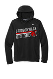 Steubenville Big Red Distressed Elevate Nike Club Fleece Pullover Hoodie