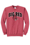 Steubenville Big Red Distressed Bold Core Fleece Crewneck Sweatshirt