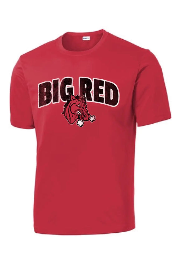 Steubenville Big Red Distressed Bold PosiCharge Competitor Tee