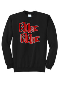 Steubenville Big Red Distressed Pennant Core Fleece Crewneck Sweatshirt