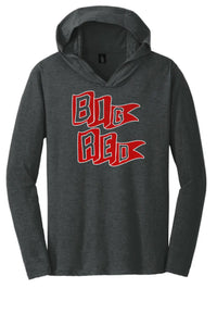 Steubenville Big Red Distressed Pennant Perfect Tri-Long Sleeve Hoodie