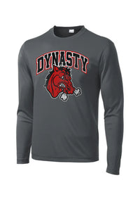 Steubenville Big Red Distressed Dynasty Long Sleeve PosiCharge Competitor Tee