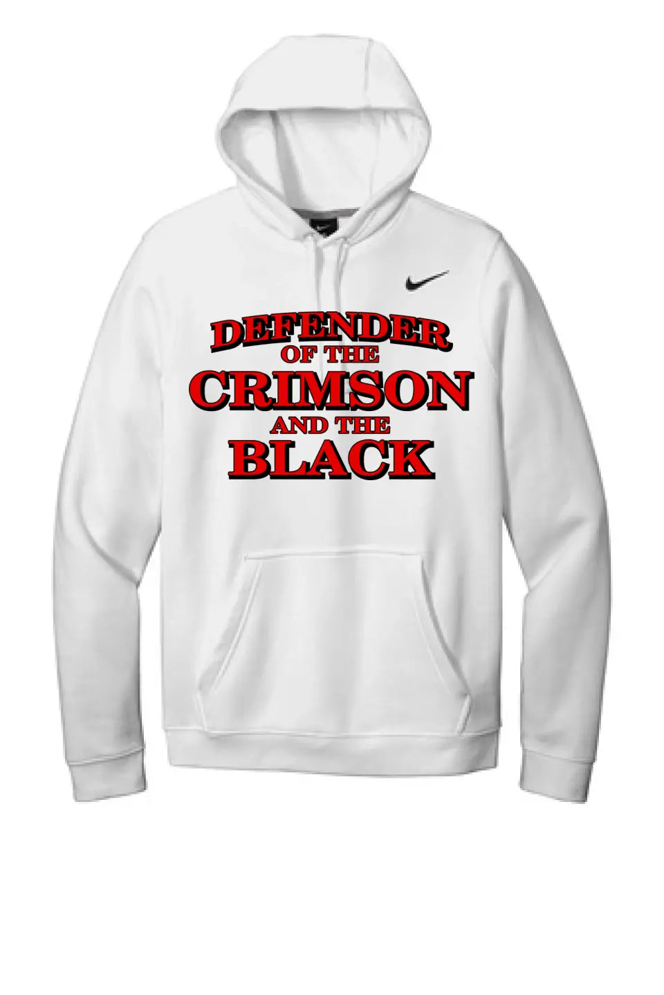 Steubenville Big Red Defenders of the Crimson and Black Nike Club Fleece Pullover Hoodie