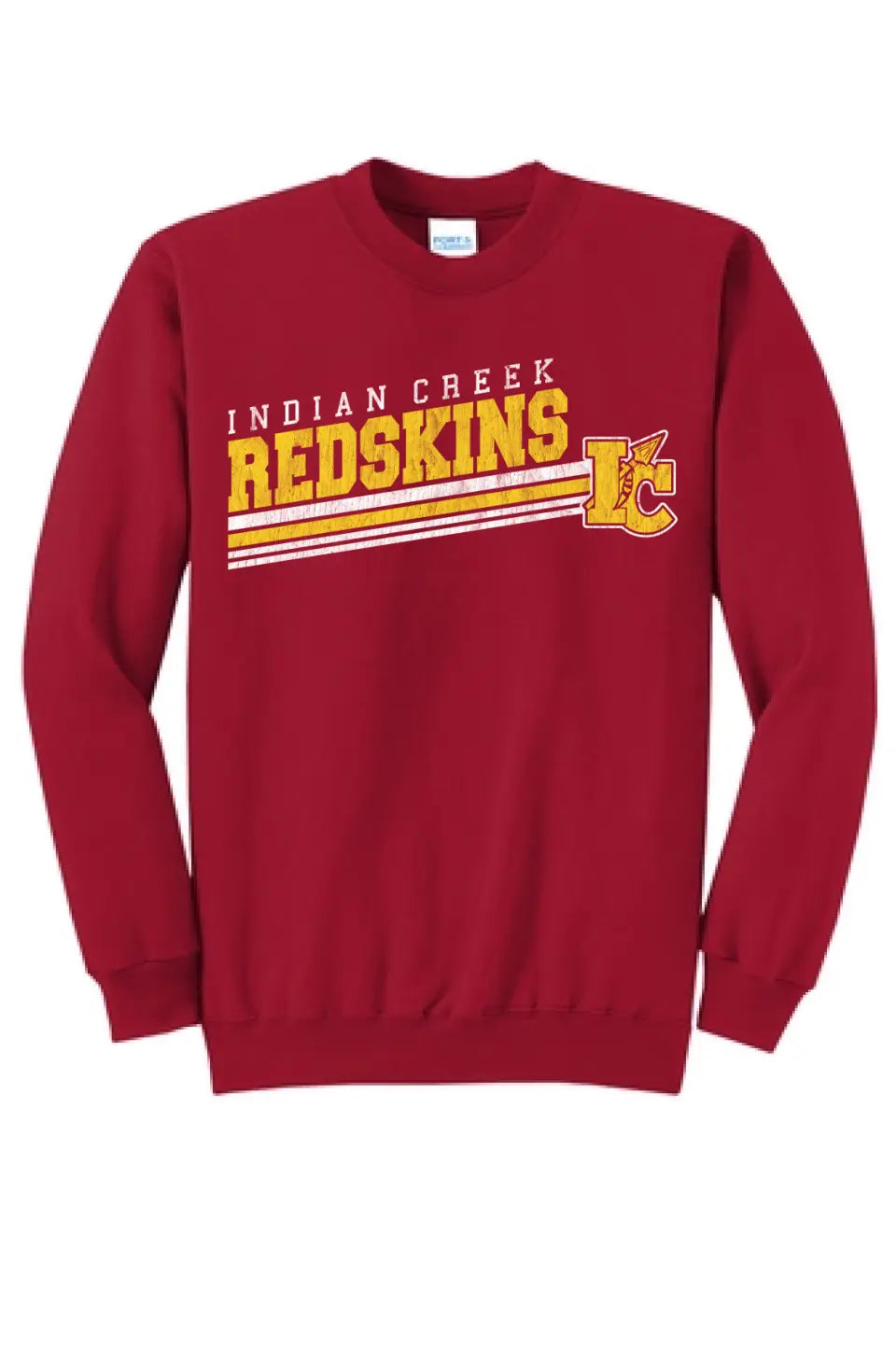 Indian Creek Distressed Elevate Core Fleece Crewneck Sweatshirt