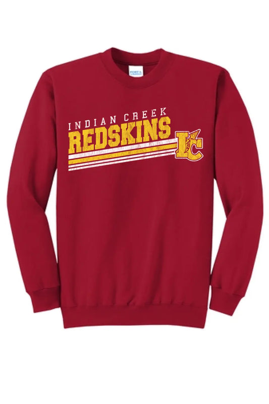Indian Creek Distressed Elevate Core Fleece Crewneck Sweatshirt
