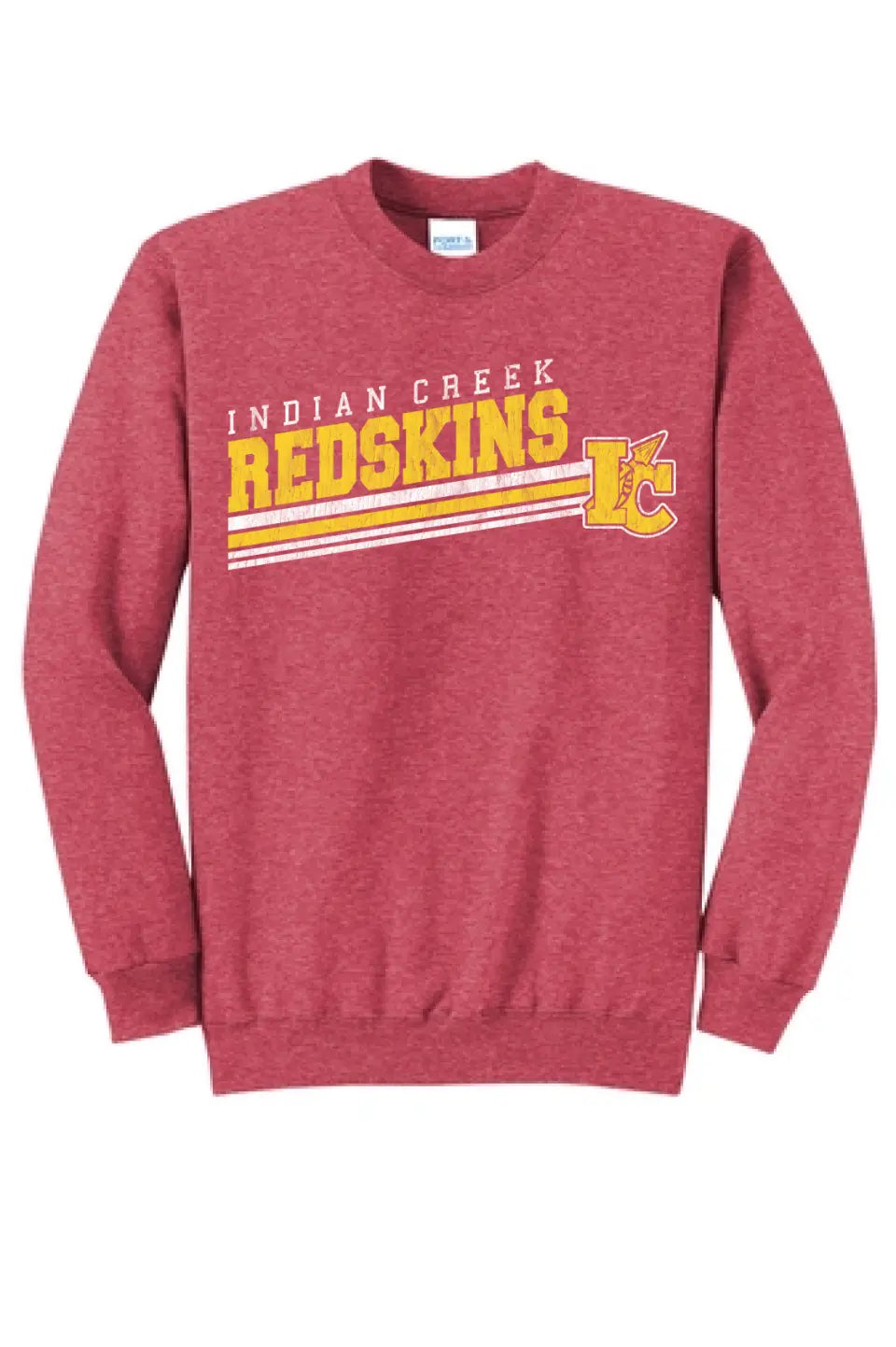 Indian Creek Distressed Elevate Core Fleece Crewneck Sweatshirt