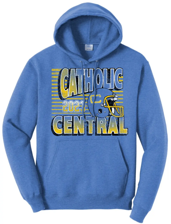 Steubenville Catholic Central Football 2023 Core Fleece Pullover Hooded Sweatshirt