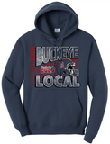 Buckeye Local Football 2023 Core Fleece Pullover Hooded Sweatshirt