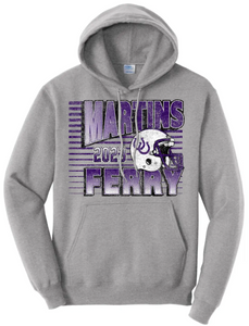 Martins Ferry Football 2023 Core Fleece Pullover Hooded Sweatshirt