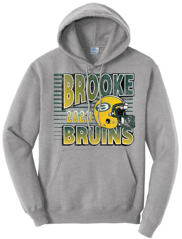 Brooke Football 2023 Core Fleece Pullover Hooded Sweatshirt