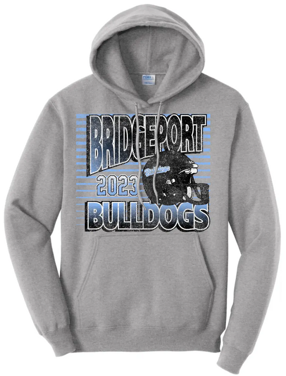 Bridgeport Football 2023 Core Fleece Pullover Hooded Sweatshirt