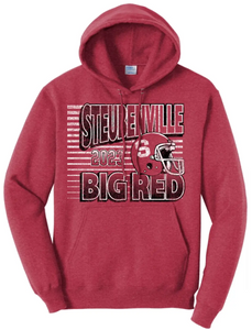 Steubenville Big Red Football 2023 Core Fleece Pullover Hooded Sweatshirt