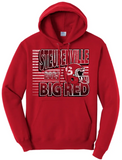 Steubenville Big Red Football 2023 Core Fleece Pullover Hooded Sweatshirt