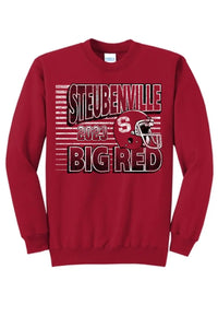 Steubenville Big Red Football 2023 Core Fleece Crewneck Sweatshirt