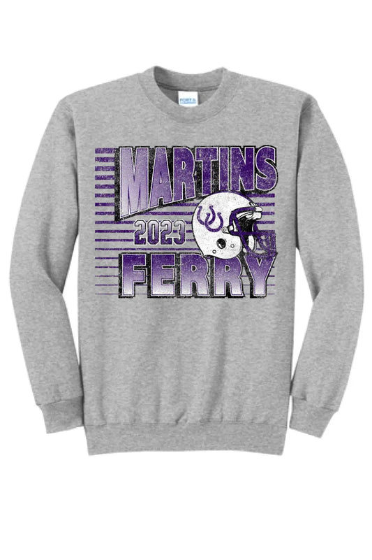Martins Ferry Football 2023 Core Fleece Crewneck Sweatshirt