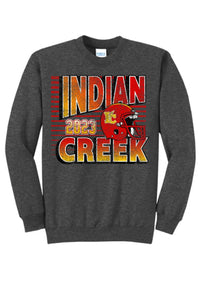 Indian Creek Football 2023 Core Fleece Crewneck Sweatshirt