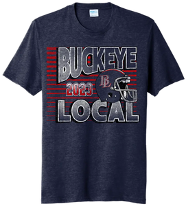 Buckeye Local 2023 Football Youth Tri-Blend Tee