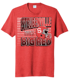 Steubenville Big Red 2023 Football Youth Tri-Blend Tee