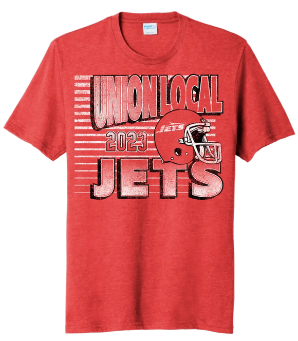 Union Local 2023 Football Youth Tri-Blend Tee