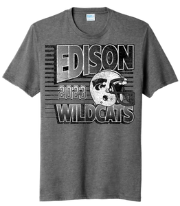 Edison 2023 Football Youth Tri-Blend Tee