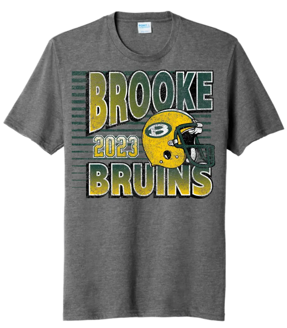 Brooke 2023 Football Youth Tri-Blend Tee