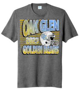 Oak Glen 2023 Football Youth Tri-Blend Tee