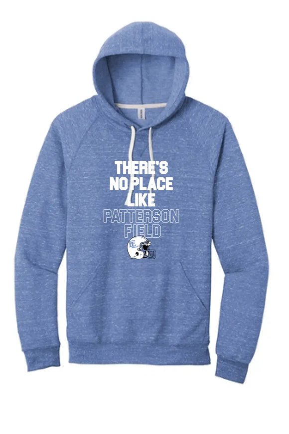 East Liverpool No Place Like Home Jerzees Snow Heather French Terry Raglan Hoodie