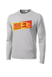 Indian Creek Distressed Strike Long Sleeve PosiCharge Competitor Tee