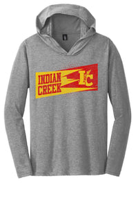 Indian Creek Distressed Strike Perfect Tri-Long Sleeve Hoodie