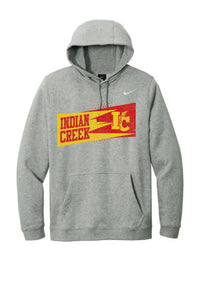 Indian Creek Distressed Strike Nike Club Fleece Pullover Hoodie