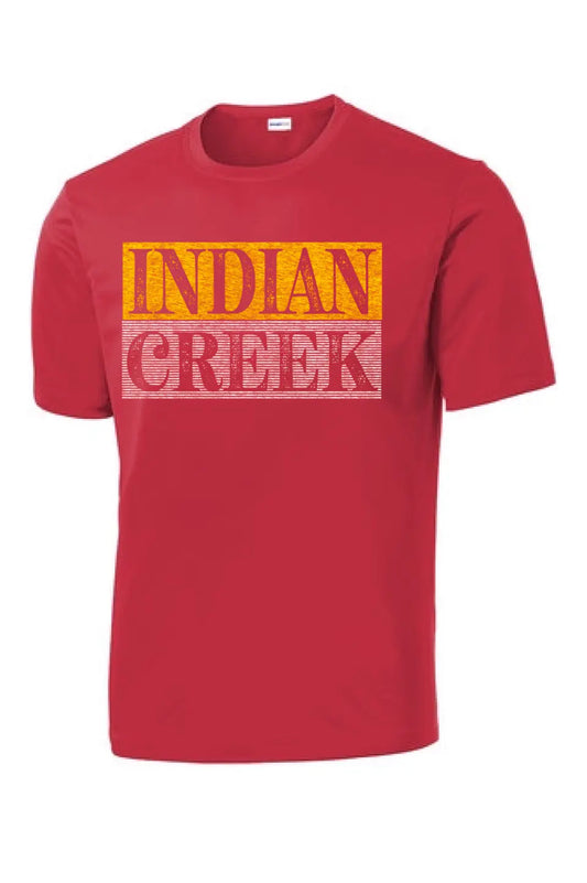 Indian Creek Distressed Lines PosiCharge Competitor Tee