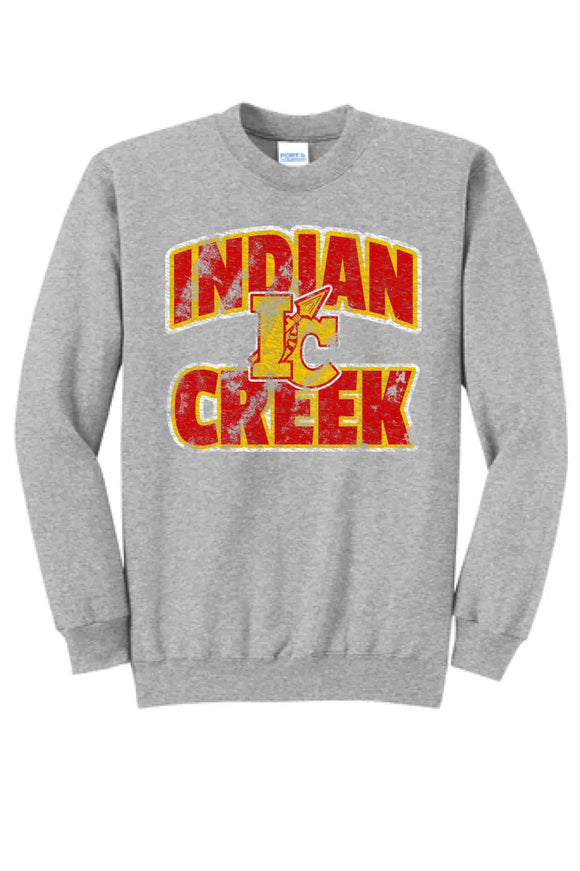 Indian Creek Retro Core Fleece Crewneck Sweatshirt