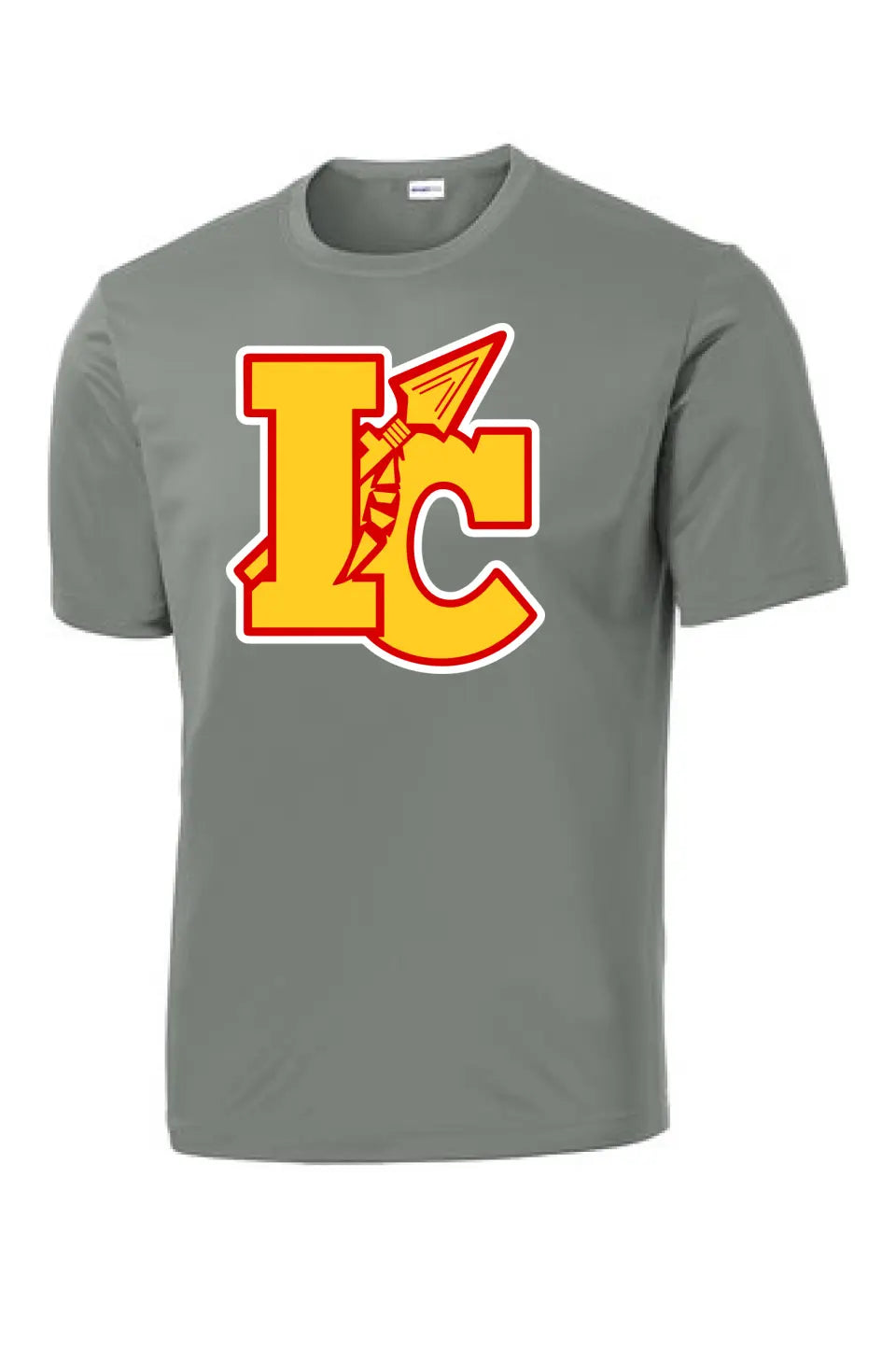 Indian Creek Logo on Gray PosiCharge Competitor Tee
