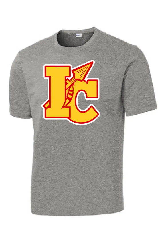 Indian Creek Logo on Gray PosiCharge Competitor Tee