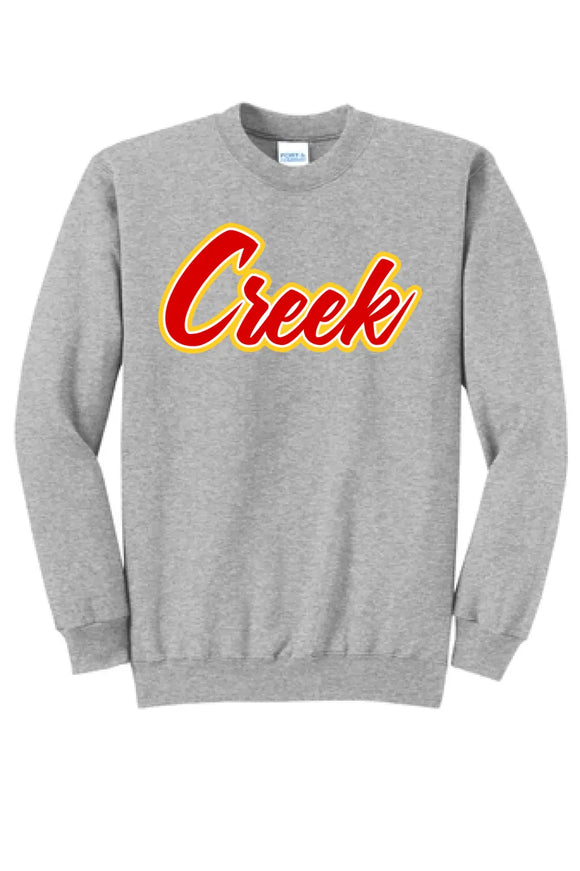 Indian Creek Script Core Fleece Crewneck Sweatshirt