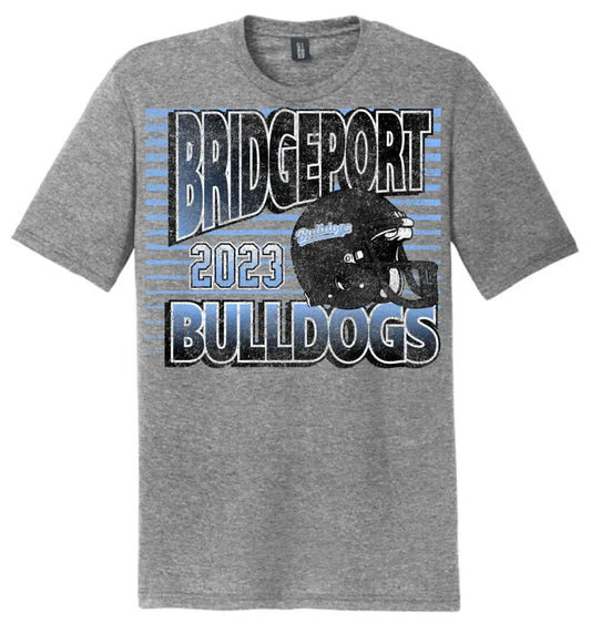 Bridgeport Football 2023 Tri-Blend Tee