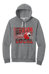 Beaver Local Football 2023 Jerzees Snow Heather French Terry Hoodie