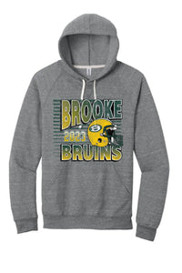 Brooke Football 2023 Jerzees Snow Heather French Terry Hoodie