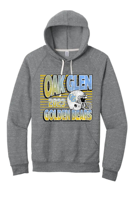 Oak Glen Football 2023 Jerzees Snow Heather French Terry Hoodie