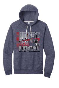 Buckeye Local Football 2023 Jerzees Snow Heather French Terry Hoodie